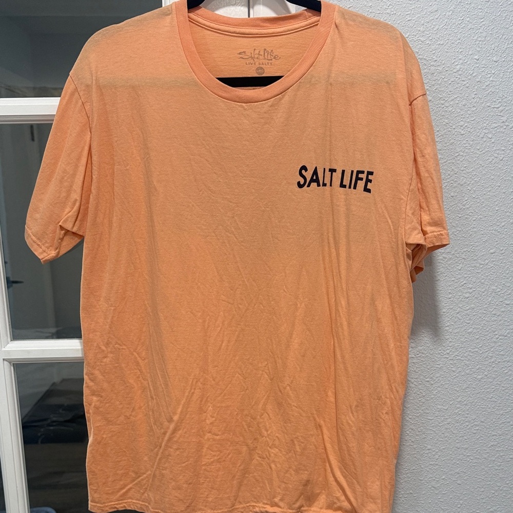 Salt Life Men's Short Sleeve Tee in Orange